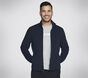 The Hoodless Hoodie Ottoman Jacket, BLEU / ROUGE, large image number 0