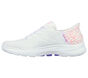 Skechers Slip-Ins: GO WALK 6 - Vivid Idea, BLANC / MULTI, large image number 5