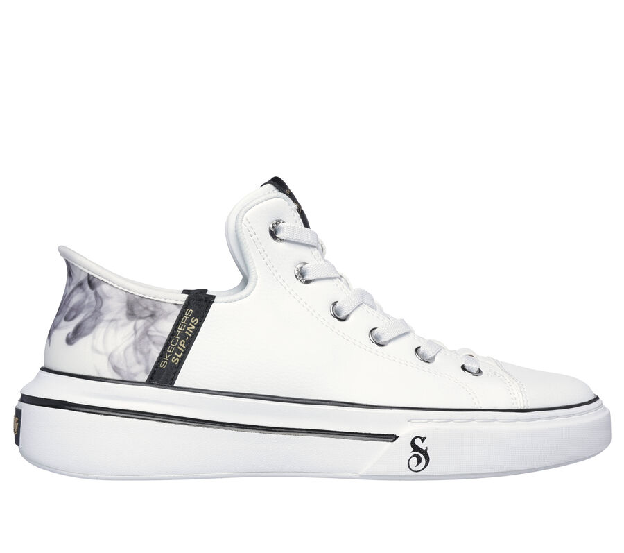Premium Leather Skechers Slip-ins: Snoop One - OG, WHITE / BLACK, largeimage number 0