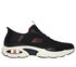 Skechers Slip-ins: Skech-Air Ventura - Vanderway, NOIR / ROUGE, swatch