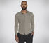 GO DRI Off Duty Button Down Shirt, GRIS ANTHRACITE, swatch