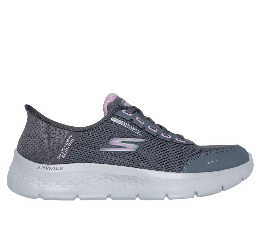 Skechers Slip-ins: GO WALK Flex - Clear Creek, GRIS ANTHRACITE / LAVANDE, largeimage number 0