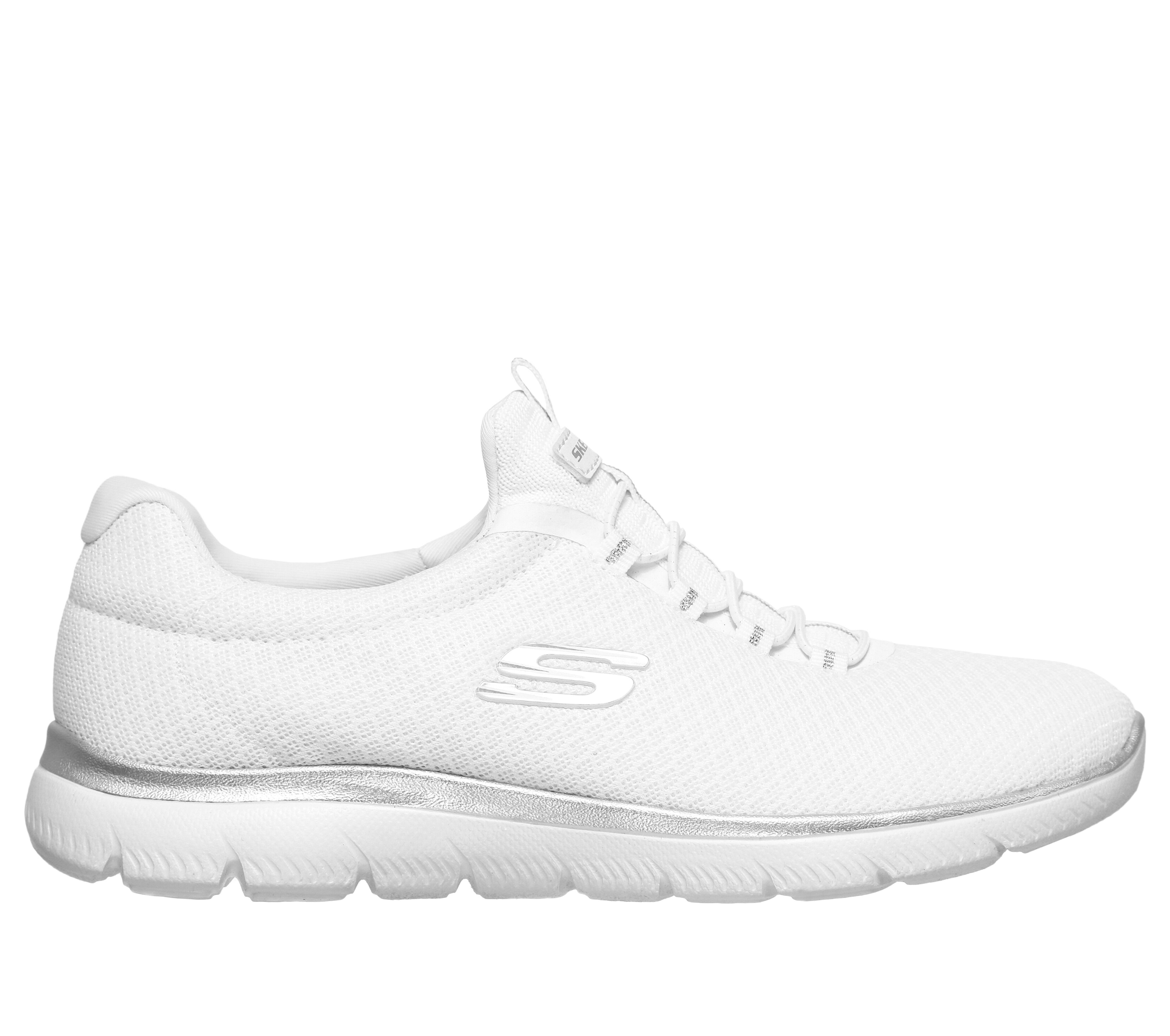 Skechers memory on sale foam argent