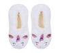 Plush Unicorn Slipper Socks - 1 Pack, BLANC, large image number 0