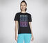 Vibrant Glow Short Sleeve Tee, NOIR, swatch