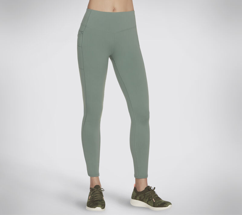 The GOWALK Alpine Trail HW Legging, VERT CLAIR, largeimage number 0