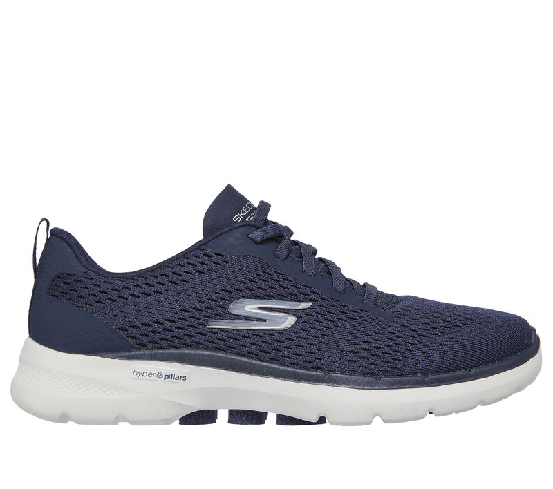 GO WALK 6 - Bold Vision, NAVY / WHITE, largeimage number 0