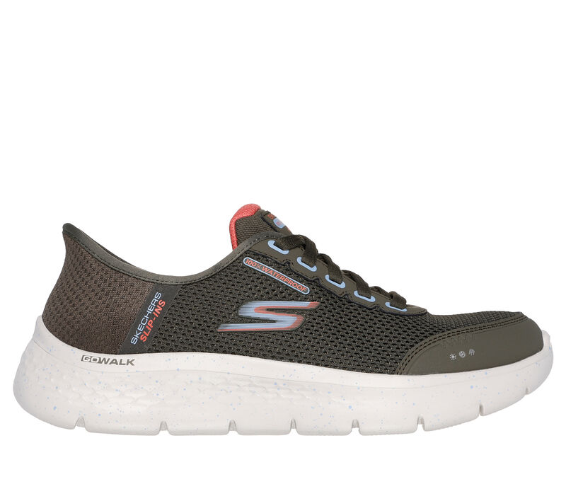 Skechers Slip-ins: GO WALK Flex - Clear Creek, OLIVE, largeimage number 0