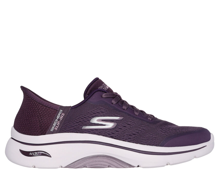 Skechers Slip-ins: GO WALK Arch Fit 2.0, PRUNE, largeimage number 0