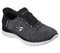 Skechers Slip-ins: Summits - Dazzling Haze, BLACK / WHITE, large image number 6