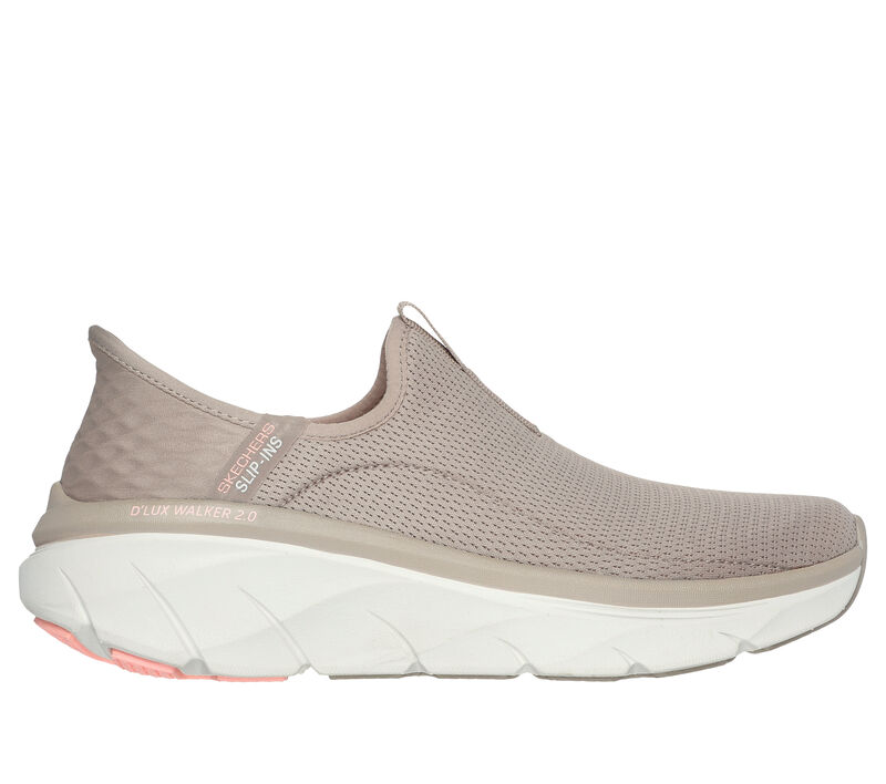 Skechers Slip-ins RF: D'Lux Walker 2.0, TAUPE / CORAIL, largeimage number 0