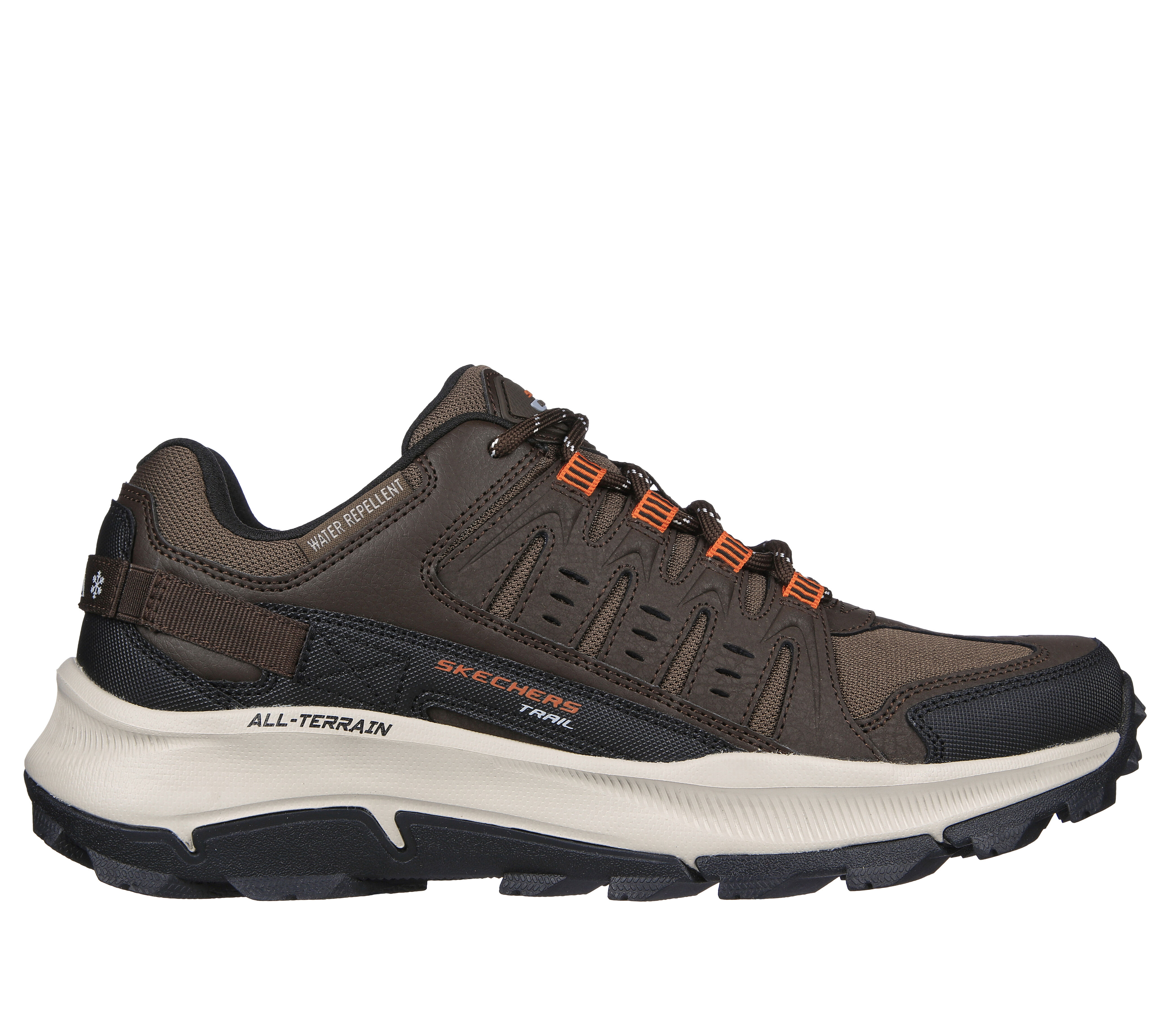 Skechers memory foam sales homme brun