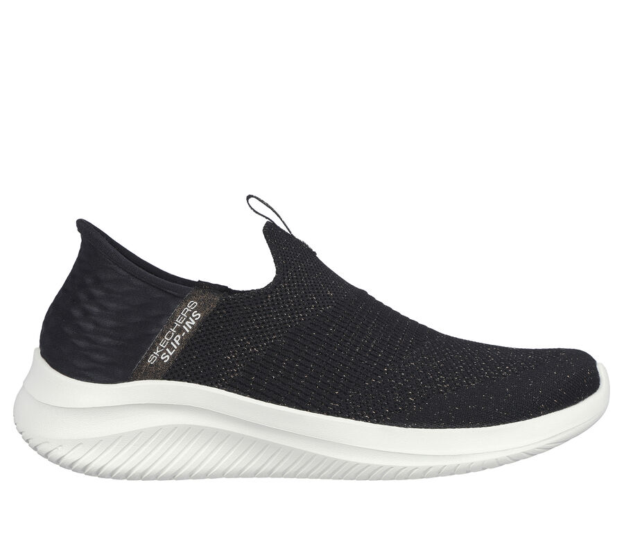 Skechers Slip-ins: Ultra Flex 3.0 - Glitter Me, NOIR / DORÉ, largeimage number 0