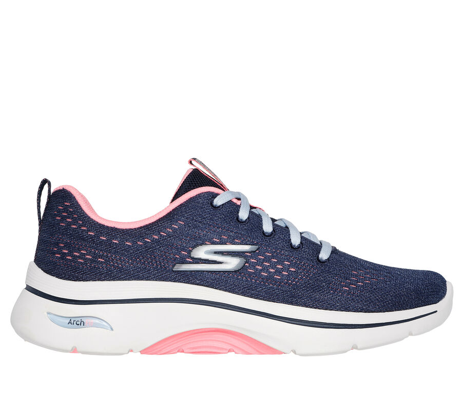 GO WALK Arch Fit 2.0 - Vivid Sunset, BLEU MARINE / ROSE FLUO, largeimage number 0