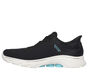 Skechers Slip-ins: GO WALK 7 - Valin, NOIR / AQUA, large image number 4