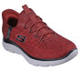 Skechers Slip-ins: Summits - Key Pace, ROUGE / NOIR, large image number 5