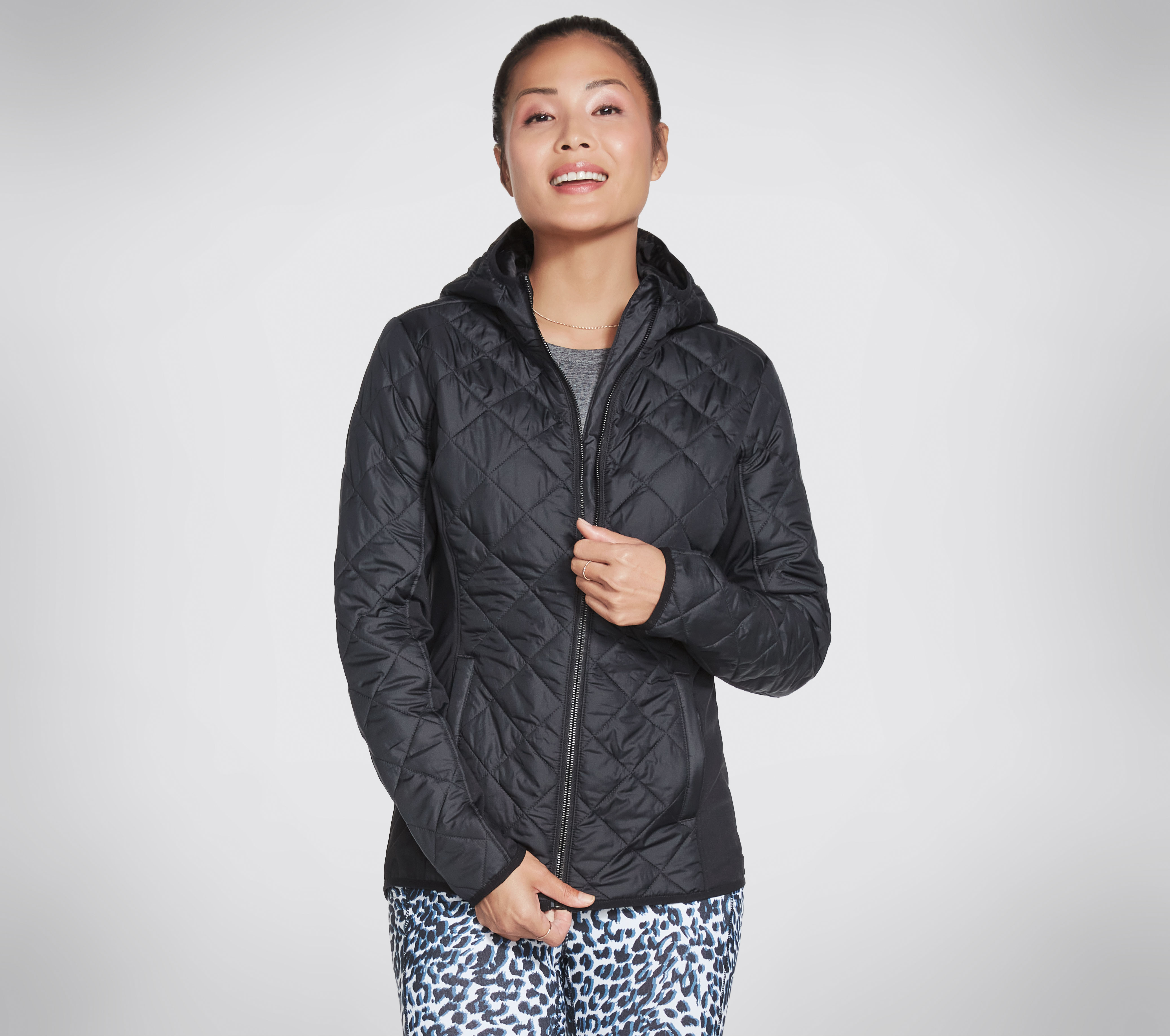 Skechers jacket deals womens grey